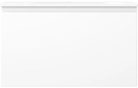 Mexen Orio, kúpeľňová skrinka 80 cm s umývadlom Vela, 1 zásuvka, biela matná, 91A10-08047-1-BF01-W23M01