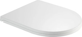 Erga Lily+, závesná WC misa 490x370x365mm, Rimless Tornado 2 + toaletné sedadlo s pomalým zatváraním, biela, ERG-V03-LILY-TO2-WH