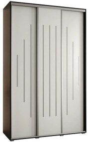 Skriňa 45 Canaris 12 160 čierna/biela/silver