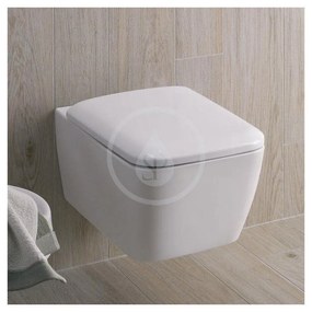 GEBERIT iCon Square závesné WC, Rimfree, biela, 201950000