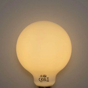 Sada 5 ks E27 3-stupňová stmievateľná LED žiarovka opálové sklo G95 4W 450lm 2700K