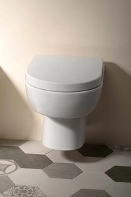 Aqualine Aqualine, MODIS závesná WC misa, 36x52 cm, biela, MD001