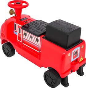 Elektrické autíčko rušeň červené