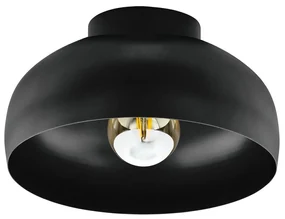Eglo 900553 - Stropné svietidlo MOGANO 1xE27/40W/230V čierna EG900553
