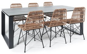 Súprava záhradného nábytku Bonami Selection so stolom Strong a stoličkami Gabriela