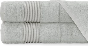 BAMBUSOVÝ UTERÁK MORENO 70X140 CM SIVÁ