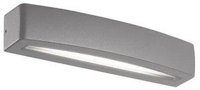 Panlux PN42100014 Záhradné LED nástenné svietidlo Bloco sivá, 10 W