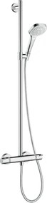 Sprchová batéria Hansgrohe Croma Select E so sprchovacím setom 150 mm biela/chróm 27248400