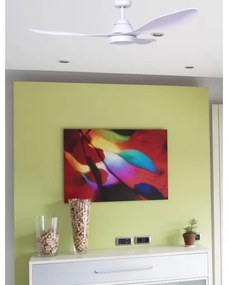 FARO 33346 - LED Stropný ventilátor POLARIS LED/18W/230V biela pr. 132 cm + DO