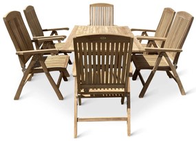Noela Záhradná drevená zostava 1+6 pre 6 osôb Bali II.