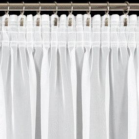 ZÁCLONA NA PÁSKE LUCY 200X270 CM BIELA