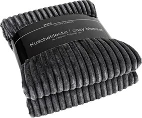 Deka Prag 150x200 cm, šedá%