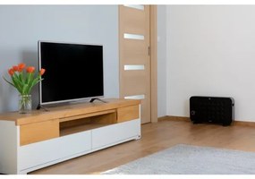 Sencor - Elektrický priamotop/konvektor 750/1250/2000W/230V termostat IP24 čierna