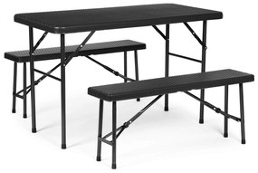 Cateringová súprava, stôl 120 cm, 2 lavice, banketová súprava - chanry