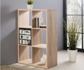 Regál Max, 3x2 priehradky, dub sonoma%