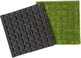 Gumová trávniková dlaždica ASLON 50 x 50 cm, Forest Green