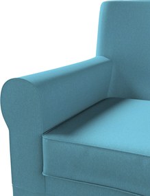 Poťah na kreslo Ektorp Jennylund farba produktu modrá látka zapletaná