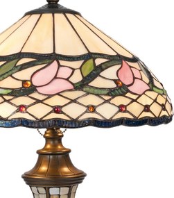 Stolná lampa Tiffany Lovely Tulip - Ø 40*60 cm