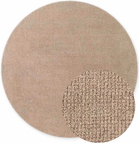 Ted Baker, Kusový koberec Ted Baker Greenwich 106362 Beige kruh, 160x160, béžová, detská izba