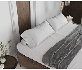 Béžová čalúnená dvojlôžková posteľ s úložným priestorom 160x200 cm Tate – Maison de Rêve