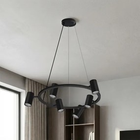 BRILAGI - Závesný luster SELE 6xGU10/30W/230V čierny