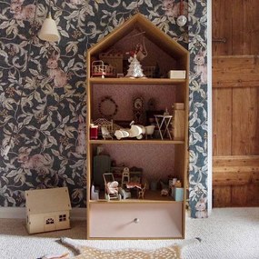 Tapeta králiky tmavo modrá 280x100 cm