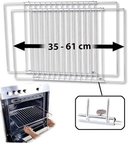CMP Paris Výsuvná prídavná polica, rošt do rúry, univerzálna veľkosť, chrómovaná oceľ ROŠT