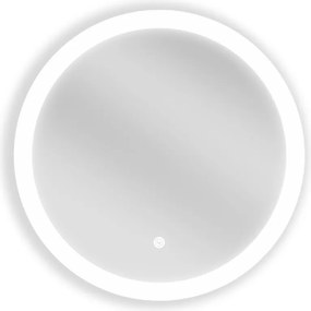 Mexen Oro kúpeľňové zrkadlo s podsvietením, okrúhle 50 cm, LED 6000K, proti zahmlievaniu - 9824-050-050-611-00