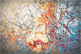 Obraz - Mozaiková abstrakcia (90x60 cm)