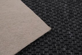 Timzo, Metrážny koberec Nature antracit - neúčtujeme odrezky z role, na mieru, šíře 1,33m,1m,2m,3m,4m,5m,na mieru, neúčtujeme odrezky, šedá, filc, chodba / predsieň