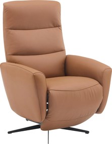 XXXLutz RELAXAČNÉ KRESLO, textil, koža, hnedá Livetastic - Online Only obývacie izby - 000788005304