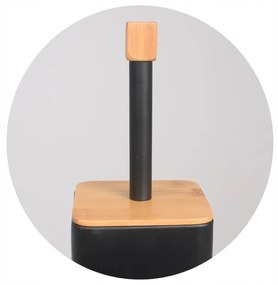 WC kefa - čierna s bambusom