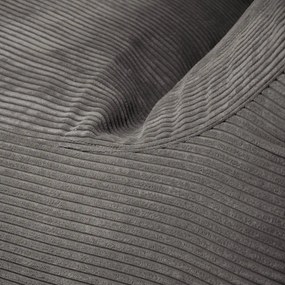 Tmavohnedý menčestrový sedací vak Lounge 100 – SLOWDOWN