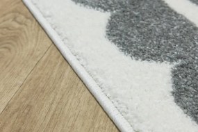 Koberec Lima M138A svetlosivý / krémový