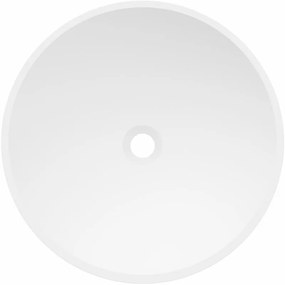 Mexen Nilda, voľnestojace umývadlo z konglomerátu 52x52x86 cm, biela matná, 26555200