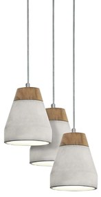 Eglo 95526 - Luster TAREGA 3xE27/60W/230V