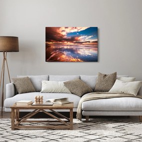 Obraz - Večerná pláž (90x60 cm)