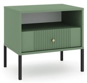 Nočný stolík Iseo I 54 cm zelený
