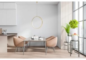 Azzardo AZ5256 - LED Stmievateľný luster na lanku MASSIMA LED/35W/230V zlatá