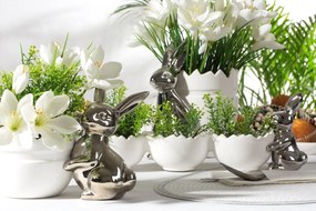 VEĽKONOČNÁ KERAMICKÁ MISA EASTER10 19X22 CM VIACFAREBNÁ