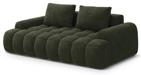 Zelená zamatová pohovka 200 cm Linz – Cosmopolitan Design