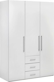 XXXLutz SKRIŇA S OTOČNÝMI DVERAMI, biela, biela s vysokým leskom, 146,6/218,6/59 cm Xora - Skrine - 000588000501