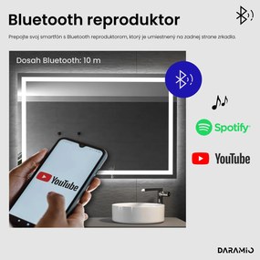 Zrkadlo s LED osvetlením F2