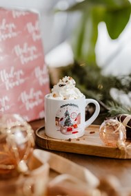 Bella Rose Porcelánový hrnček Vianočné myšky 180 ml