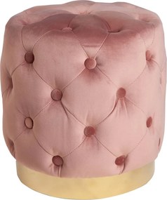 Dizajnová taburetka Rococo 37 cm staroružová
