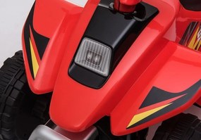 LEAN CARS Elektrická štvorkolka XMX612, červená