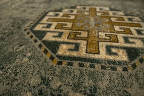 Koberec Polonia Ashan Kamel hnedý / krémový