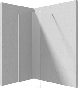 Deante Sprchová zástena Walk-in Prizma - KTJ A30P 100 cm, biela - bez vaničky
