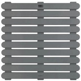 WENKO 22947100-Predložka do sprchy vhodná do interiéru aj exteriéru 55x55 cm sivá