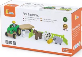 Drevený traktor Viga 44680